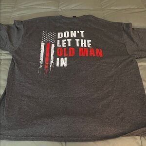 Don't Let The Old Man In Graphic Tee - Charcoal